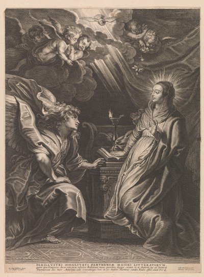 Anunciación de Schelte Adamsz. Bolswert