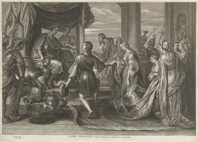 Generosidad de Escipión de Schelte Adamsz. Bolswert
