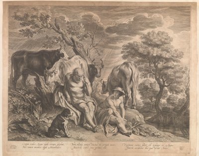 Mercurio en Argus de Schelte Adamsz. Bolswert