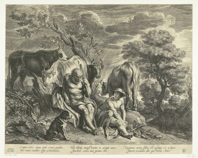 Mercurio en Argus de Schelte Adamsz. Bolswert