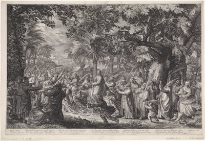 La entrada en Jerusalén Entrada de Cristo en Jerusalén de Schelte Adamsz. Bolswert
