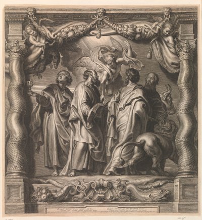 cuatro evangelistas de Schelte Adamsz. Bolswert