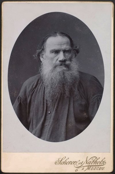 Leo Tolstoy, autor ruso, 1900 de Scherer Nabholz and Co