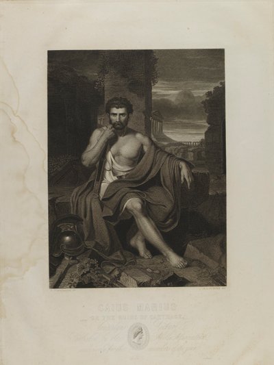 Cayo Mario sobre las ruinas de Cartago de Schoff, Stephen Alonzo