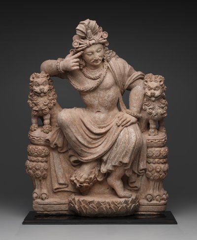 Bodhisattva pensante, siglo IV al VI d.C. de School Afghan