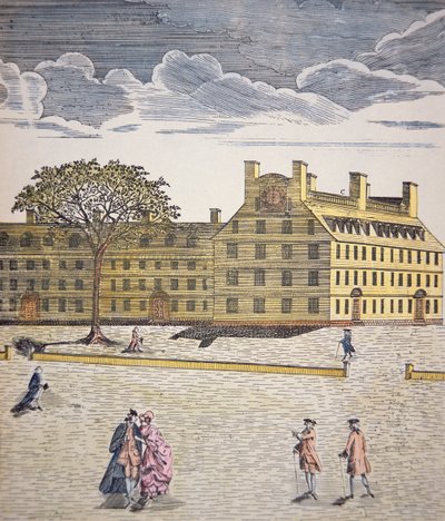 Harvard College, Cambridge, Massachusetts c.1740 de School American
