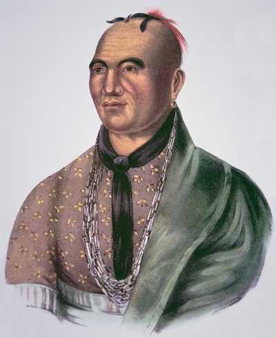 Joseph Brant (1742-1807) Jefe de los Mohawks de School American