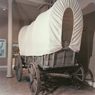 Carro del pionero de School American
