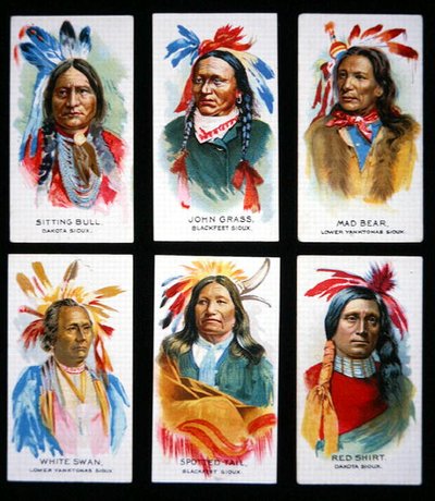 Seis líderes notables Sioux de School American