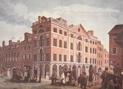 La esquina de las calles Tercera y Market, Filadelfia de School American