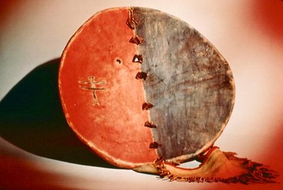 Escudo de guerra, tribu Sioux de School American