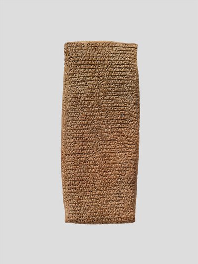 Tabla cuneiforme: registro de una demanda, c.20-19 siglo a.C. de School Assyrian