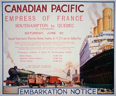 Cartel del Canadian Pacific 