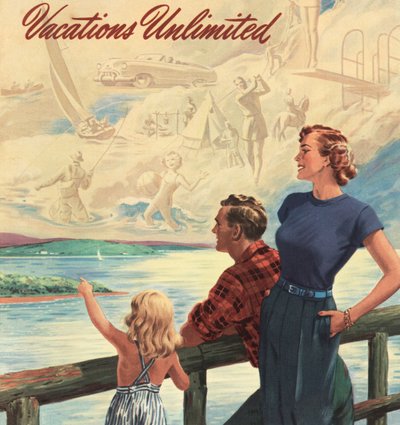 Sueños familiares de las vacaciones ideales de School Canadian