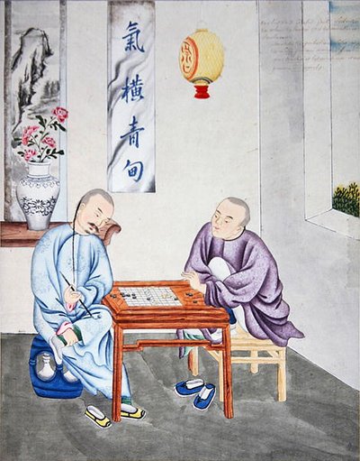 Un juego de estrategia en China, finales del siglo XVIII de School Chinese
