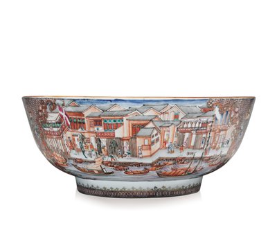 Un gran cuenco Hong, c.1785 de School Chinese