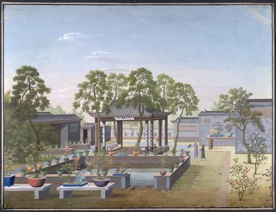 Add Or 2127 Dibujo del jardín de un comerciante chino de School Chinese