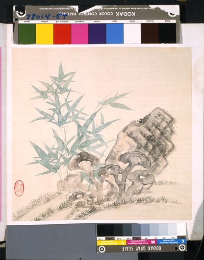 Álbum de flores y pájaros, fecha desconocida (tinta y color sobre seda) de School Chinese