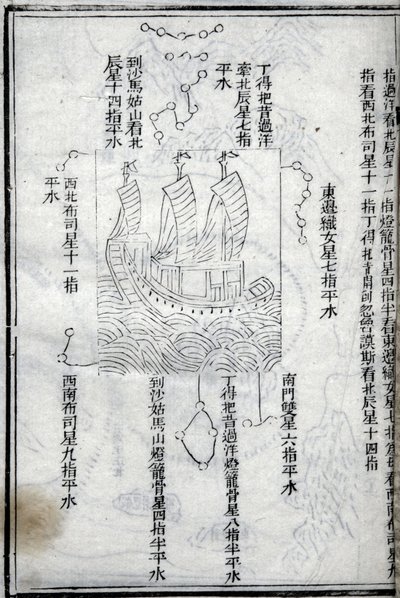 Mapa de las expediciones de Zheng He (1371-1433) en África Oriental. Colegio de Francia, Instituto de Estudios Avanzados Chinos de París. de School Chinese