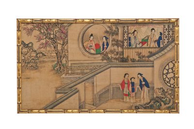 Una de las 24 escenas de Sueño de la cámara roja de School Chinese