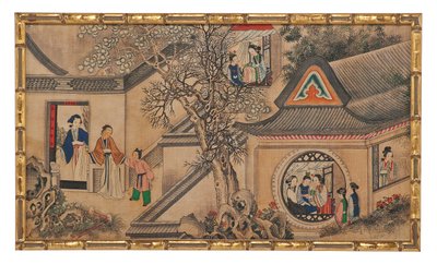 Una de las veinticuatro escenas de El sueño de la cámara roja de School Chinese
