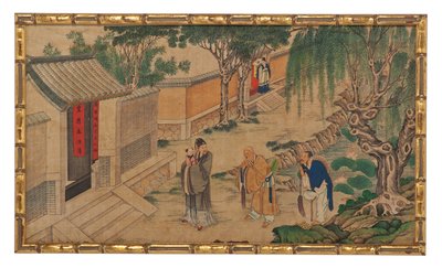 Una de las veinticuatro escenas de El sueño de la cámara roja de School Chinese