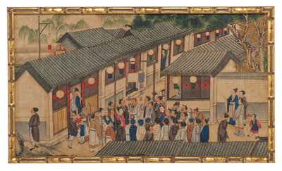 Una de las veinticuatro escenas de El sueño de la cámara roja de School Chinese