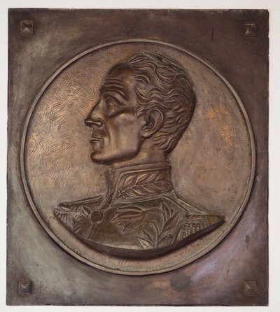 Simón Bolívar, bajorrelieve de School Colombian