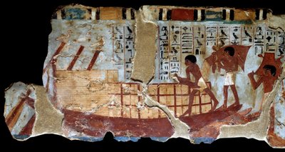Antigüedad egipcia: pintura mural de la tumba tebana de Ounsou de School Egyptian
