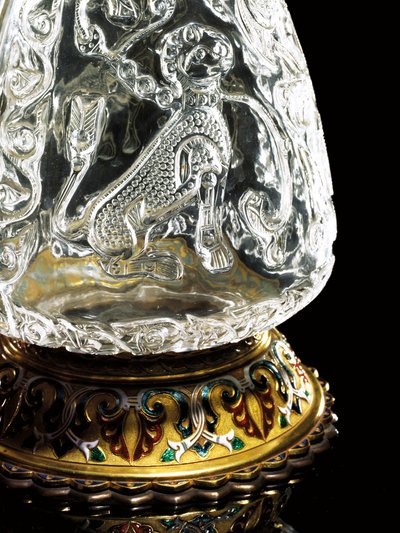 Jarra Fatimí, Egipto, 975-1025, montada por Jean-Valentin Morel, Sevres de School Egyptian