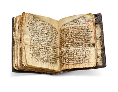 El Codex Sinaiticus Rescriptus, finales del siglo V-VII hasta 979 d.C. (tinta sobre vitela) de School Egyptian