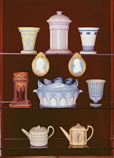 Colección de piezas de Wedgwood de School English