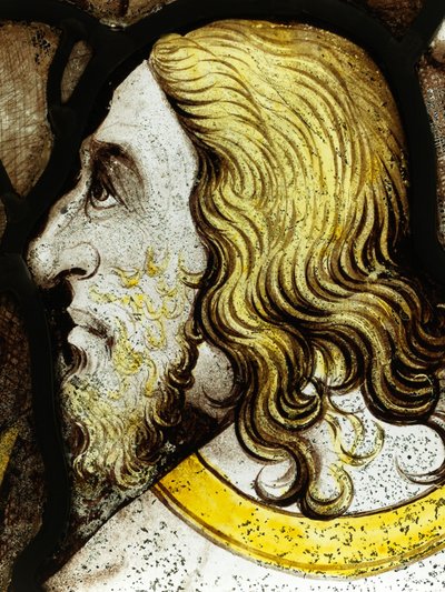 Sección conservada de la Gran Ventana Este en York Minster: 