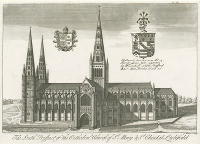 Catedral de Lichfield - Vista Sur de School English