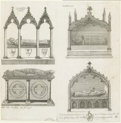 Catedral de Lichfield - Tumbas de School English