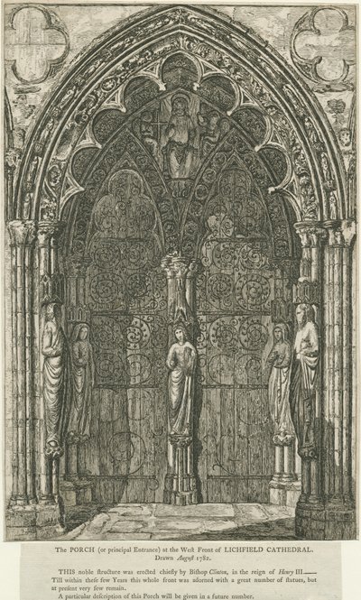 Catedral de Lichfield - Puerta Oeste de School English