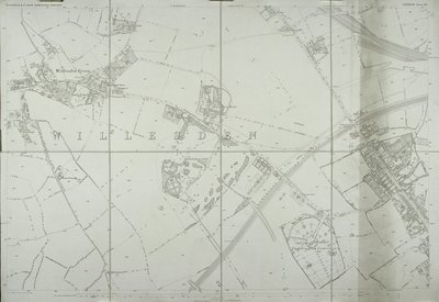 Mapa de Willesden, Londres de School English