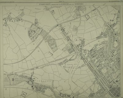 Mapa de Willesden, Londres de School English