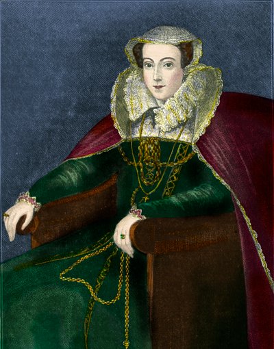 María, reina de Escocia, ilustración de "Cassell