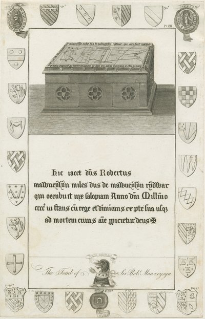 Mavesyn Ridware - Tumba de Sir Robert Mavesyn de School English