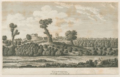 Castillo de Tamworth: grabado, nd [?siglo XIX] de School English