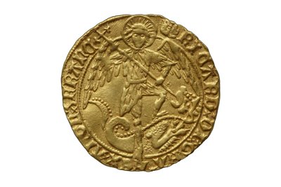 Moneda Tudor del Tesoro de Asthall de School English
