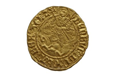 Moneda Tudor del tesoro de Asthall de School English
