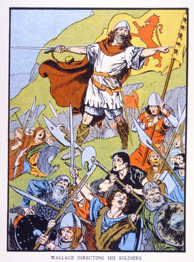 William Wallace dirigiendo a sus soldados de School English