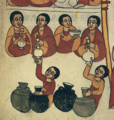 Escena de bebida, de 