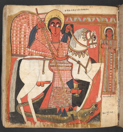 O. 516, f.99v San Jorge matando al dragón, de 