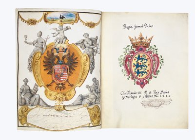 Páginas del Álbum Amicorum de Philipp Hainhofer de School European