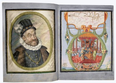 Páginas del Álbum Amicorum de Philipp Hainhofer de School European