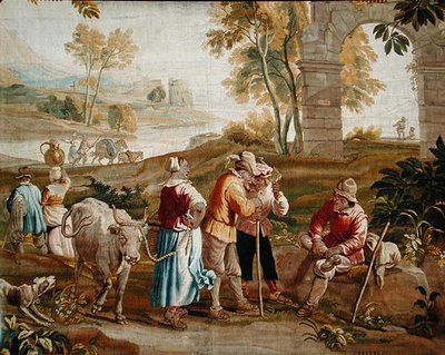 Escena campestre de School Flemish