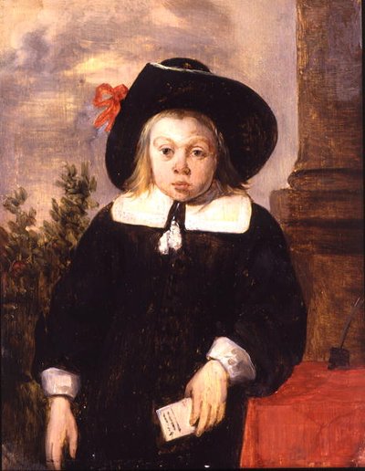 Retrato de un niño, c.1650 de School Flemish